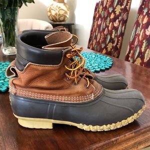 LL Bean Tumbled Leather Boots
